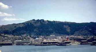 Looking from Wellington Harbour to Tinakori Hill