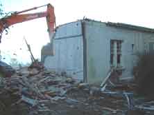 Demolition of the Receiving Office in 1975