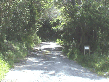 RO on right looking  up access road